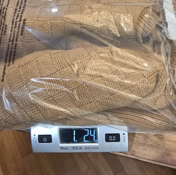 Berkley & Unbranded 2 Sweaters Basket Wave & Textured Stitch Brown Blue Small - Picture 15 of 17